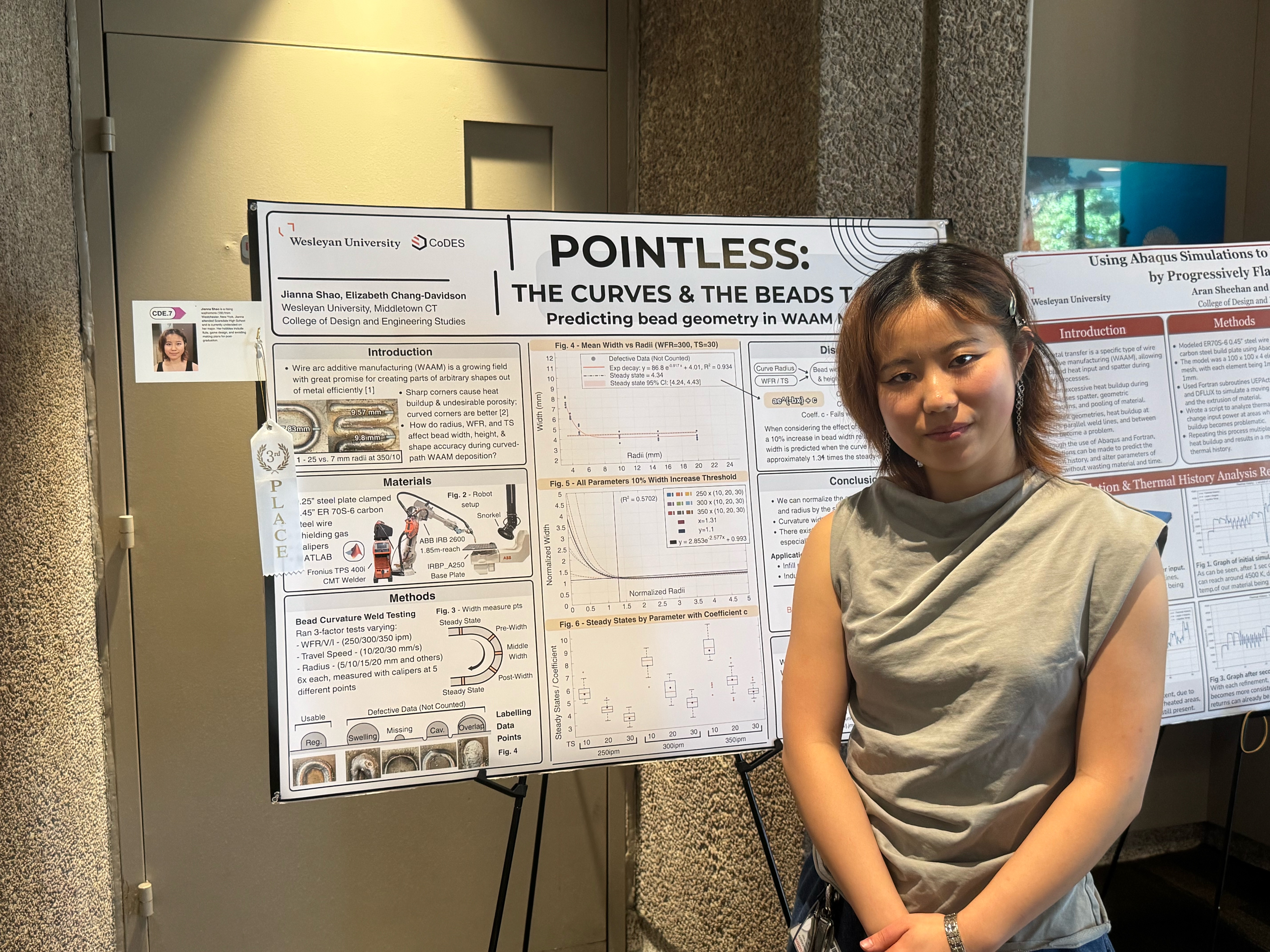 Presenting research at Wesleyan University Summer Science
