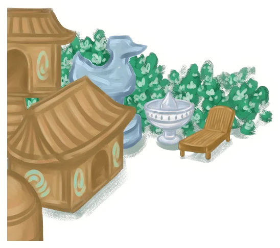 Duck village buildings